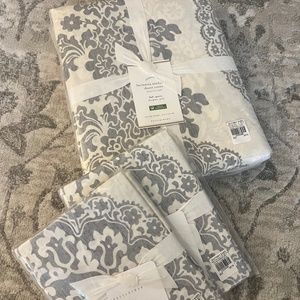 Pottery Barn Lucianna Medallion Duvet/2 Standard Shams